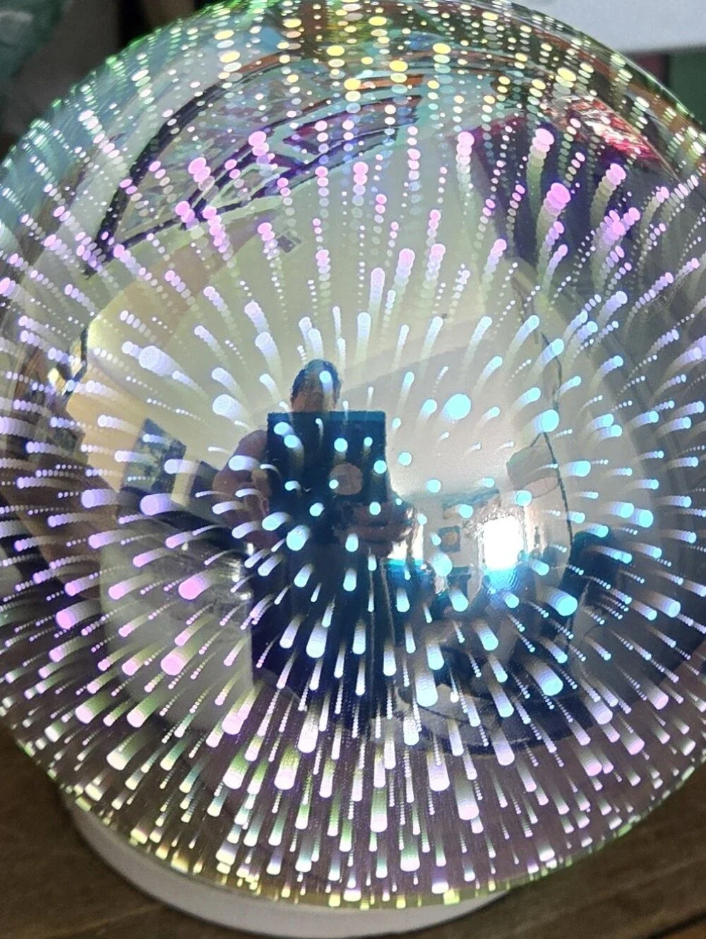 West & Arrow Galaxy Globe Lamp - Multicolor